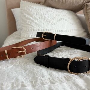 Assorted Black and Brown Belts